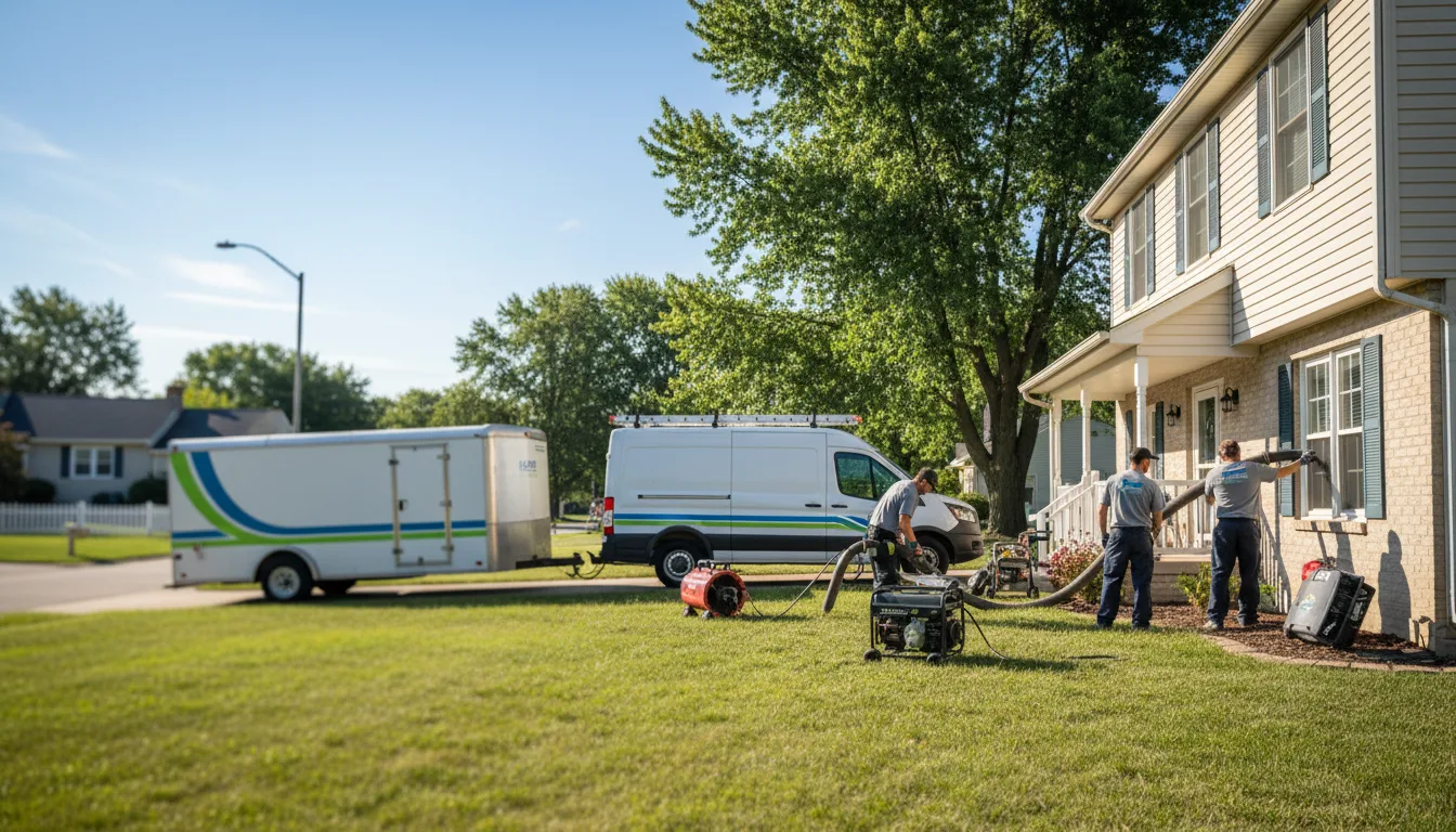 Flooded Basement Restoration And Cleanup With Repair in Paulding, OH near me